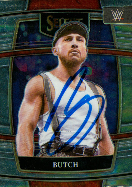 Butch signed 2022 Panini Select WWE Trading Card