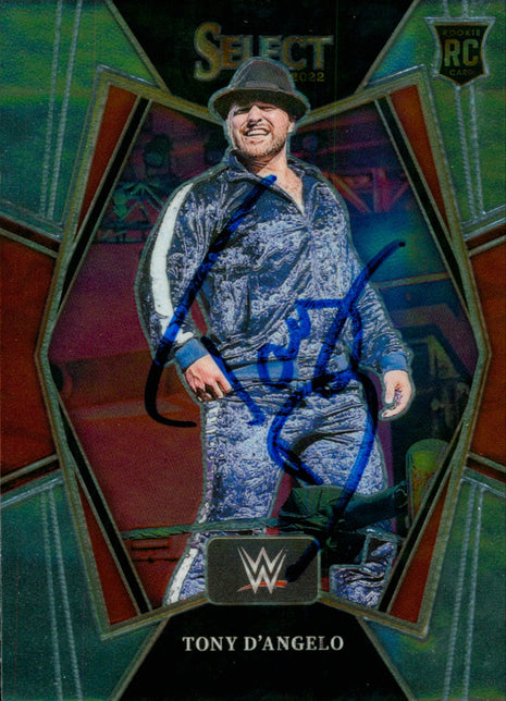 Tony D'Angelo signed 2022 Panini Select WWE Trading Card