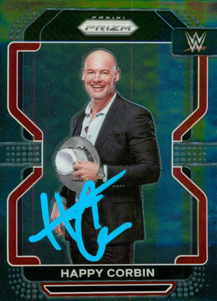 Baron Corbin signed 2022 Panini Prizm Refractor WWE Trading Card