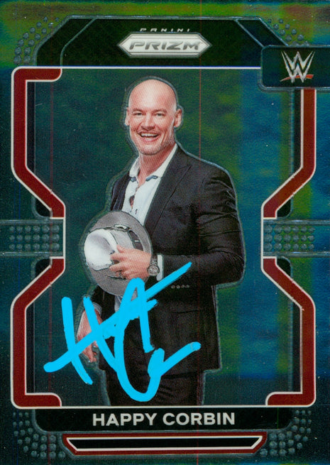 Baron Corbin signed 2022 Panini Prizm Refractor WWE Trading Card