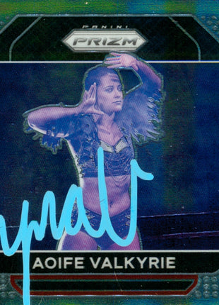 Lyra Valkyrie signed 2022 Panini Prizm WWE Trading Card