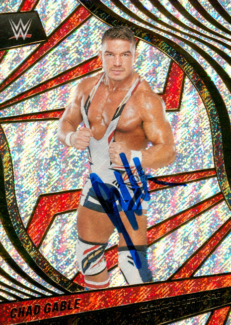 Chad Gable signed 2022 Panini Revolution WWE Trading Card