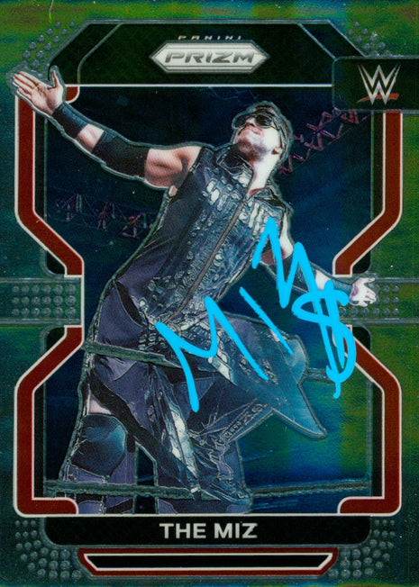 The Miz signed 2022 Panini Prizm WWE Trading Card
