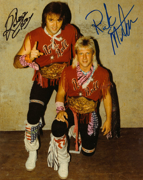 Ricky Morton & Robert Gibson dual signed 8x10 Photo