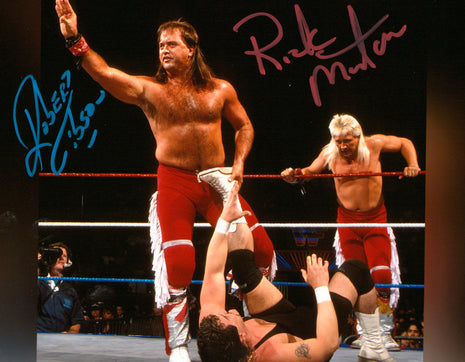 Ricky Morton & Robert Gibson dual signed 8x10 Photo