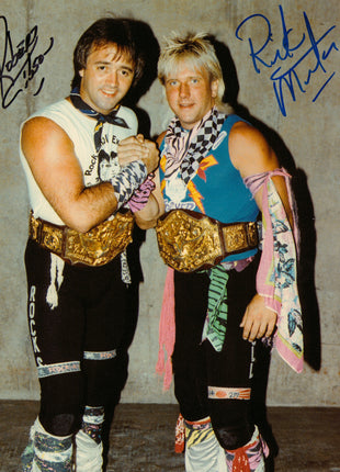 Ricky Morton & Robert Gibson dual signed 8x10 Photo