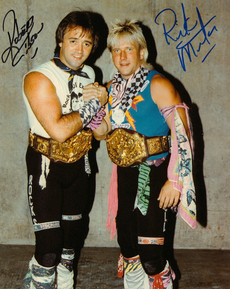 Ricky Morton & Robert Gibson dual signed 8x10 Photo