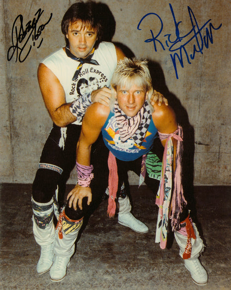 Ricky Morton & Robert Gibson dual signed 8x10 Photo