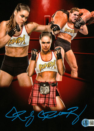 Ronda Rousey signed 8x10 Photo (w/ Beckett)