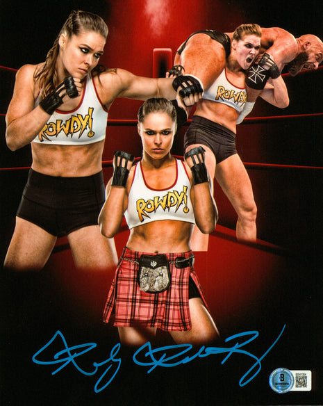 Ronda Rousey signed 8x10 Photo (w/ Beckett)