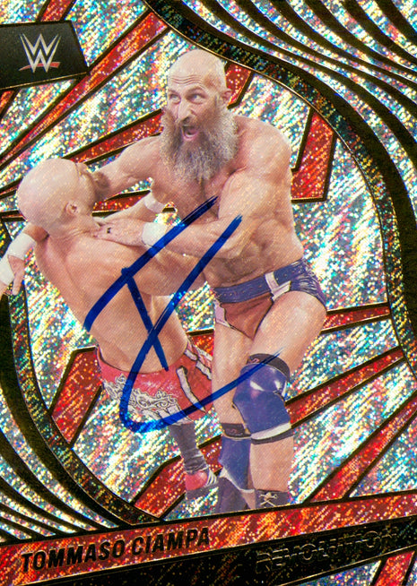 Tommaso Ciampa signed 2022 Panini Revolution WWE Trading Card