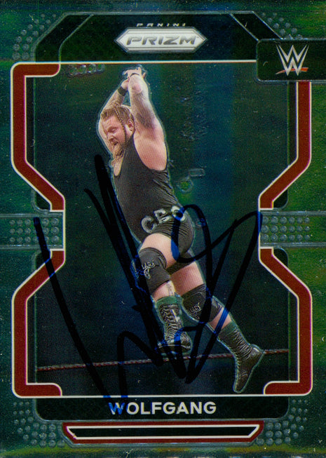 Wolfgang signed 2022 Panini Select WWE Trading Card