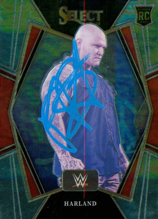 Harland signed 2022 Panini Select WWE Trading Card