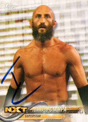 Tommaso Ciampa signed 2018 Topps WWE Trading Card
