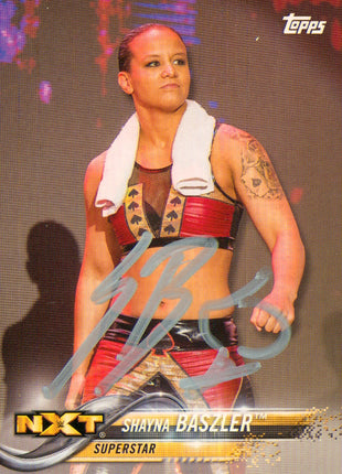 Shayna Baszler signed 2018 Topps WWE Trading Card