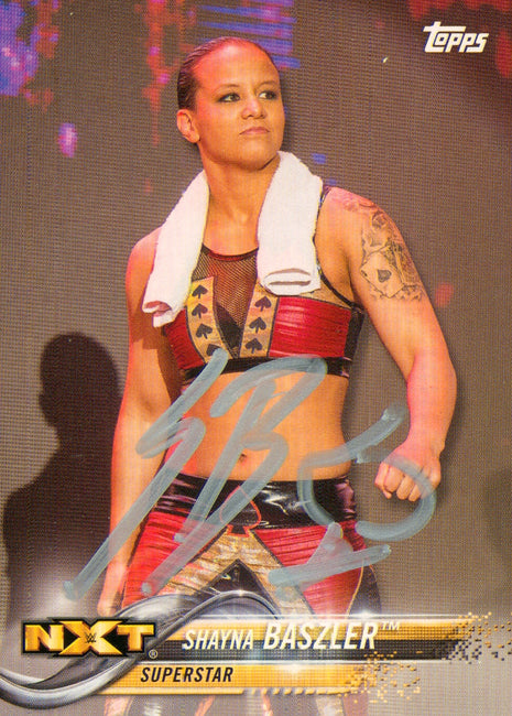 Shayna Baszler signed 2018 Topps WWE Trading Card