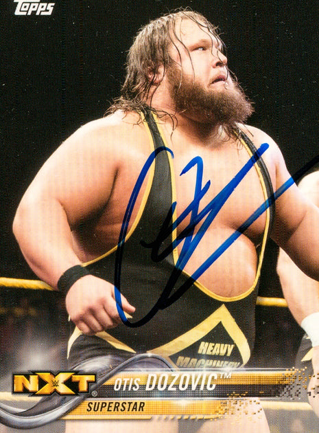 Otis signed 2018 Topps WWE Trading Card