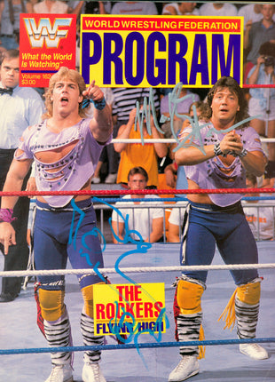 Shawn Michaels & Marty Jannetty dual signed WWF Event Program Volume 162