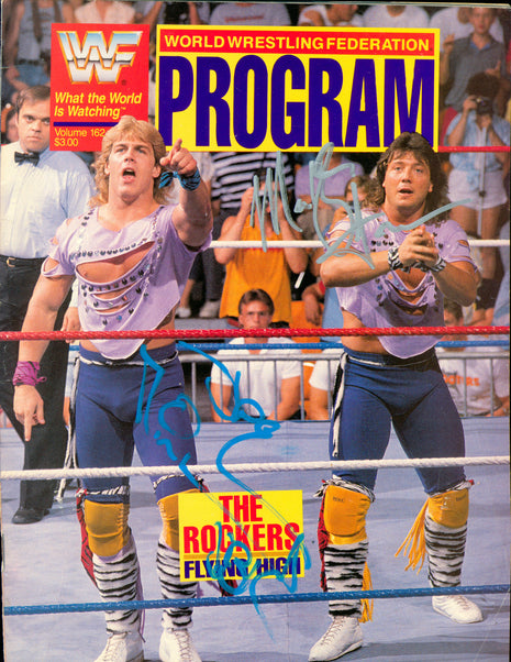 Shawn Michaels & Marty Jannetty dual signed WWF Event Program Volume 162