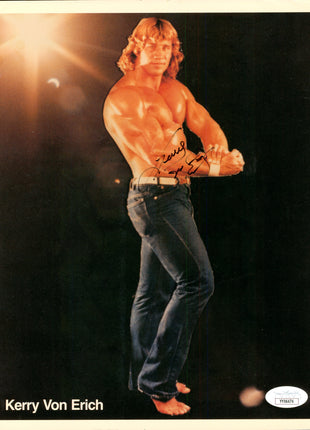 Kerry Von Erich signed 8x10 Photo (w/ JSA)