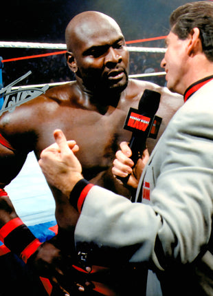 Ahmed Johnson signed 8x10 Photo