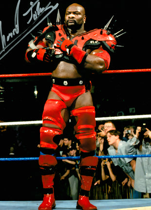 Ahmed Johnson signed 8x10 Photo