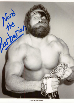 Nord The Barbarian signed 8x10 Photo