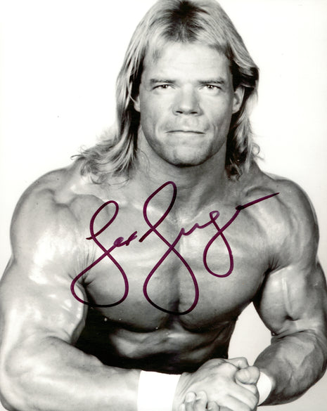 Lex Luger signed 8x10 Photo