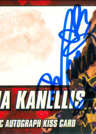 Maria Kanellis signed Kiss Card