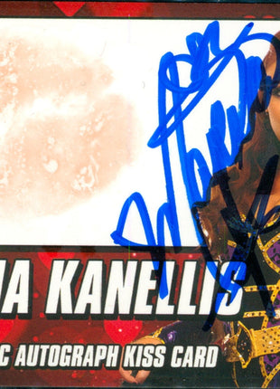 Maria Kanellis signed Kiss Card