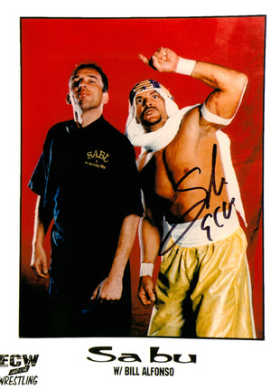 Sabu signed 8x10 Photo