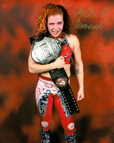 Masha Slamovich signed 8x10 Photo