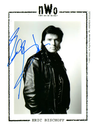 Photo 8x10 signée par Eric Bischoff
