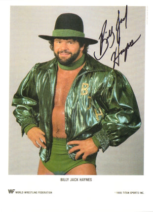 Billy Jack Haynes signed 8x10 Photo