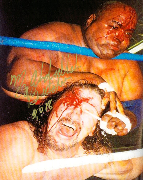 Abdullah the Butcher signed 8x10 Photo