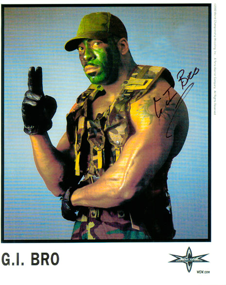 Photo 8x10 signée par GI Bro (Booker T)