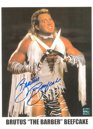 Brutus Beefcake signed 8x10 Photo
