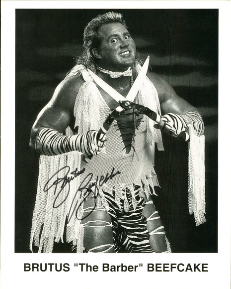 Photo 8x10 signée par Brutus Beefcake