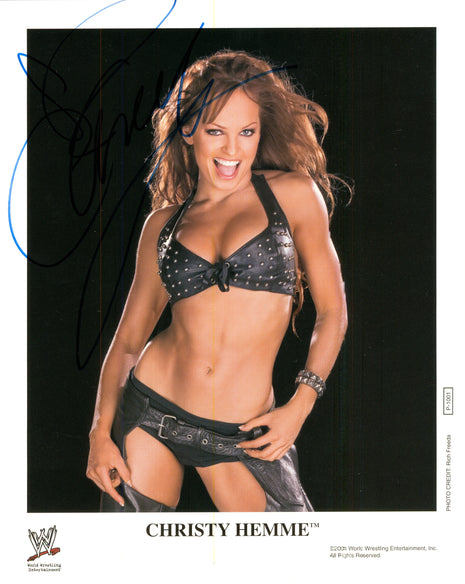 Christy Hemme signed 8x10 Photo