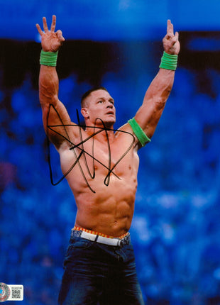 John Cena signed 8x10 Photo (w/ Beckett)