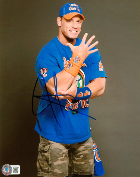 John Cena signed 8x10 Photo (w/ Beckett)