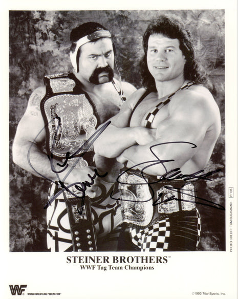 Rick Steiner & Scott Steiner dual signed 8x10 Photo