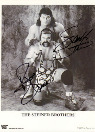 Rick Steiner & Scott Steiner dual signed 8x10 Photo
