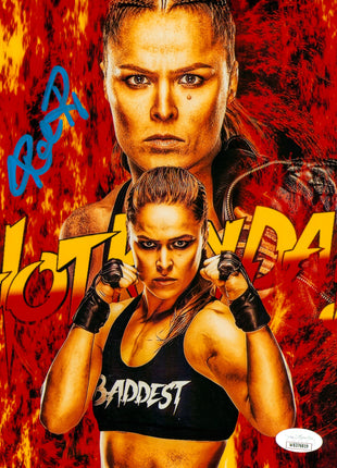 Ronda Rousey signed 8x10 Photo (w/ JSA)