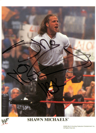 Shawn Michaels signed 8x10 Photo