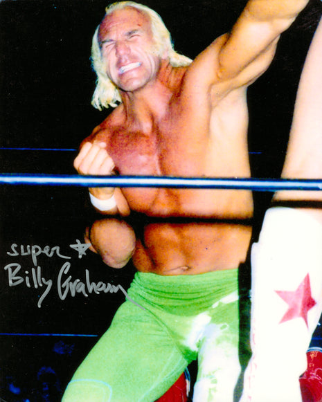 Superstar Billy Graham signed 8x10 Photo