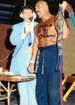 Superstar Billy Graham signed 8x10 Photo