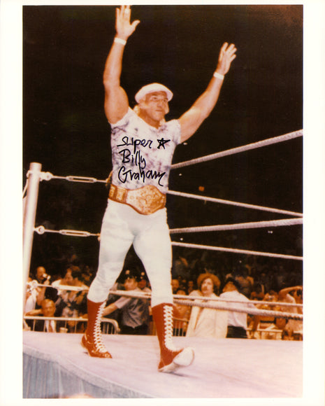 Superstar Billy Graham signed 8x10 Photo – Signed By Superstars