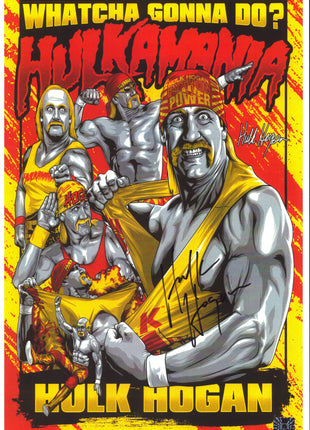 Hulk Hogan signed 11x17 Photo (w/ Hogan Beachshop)