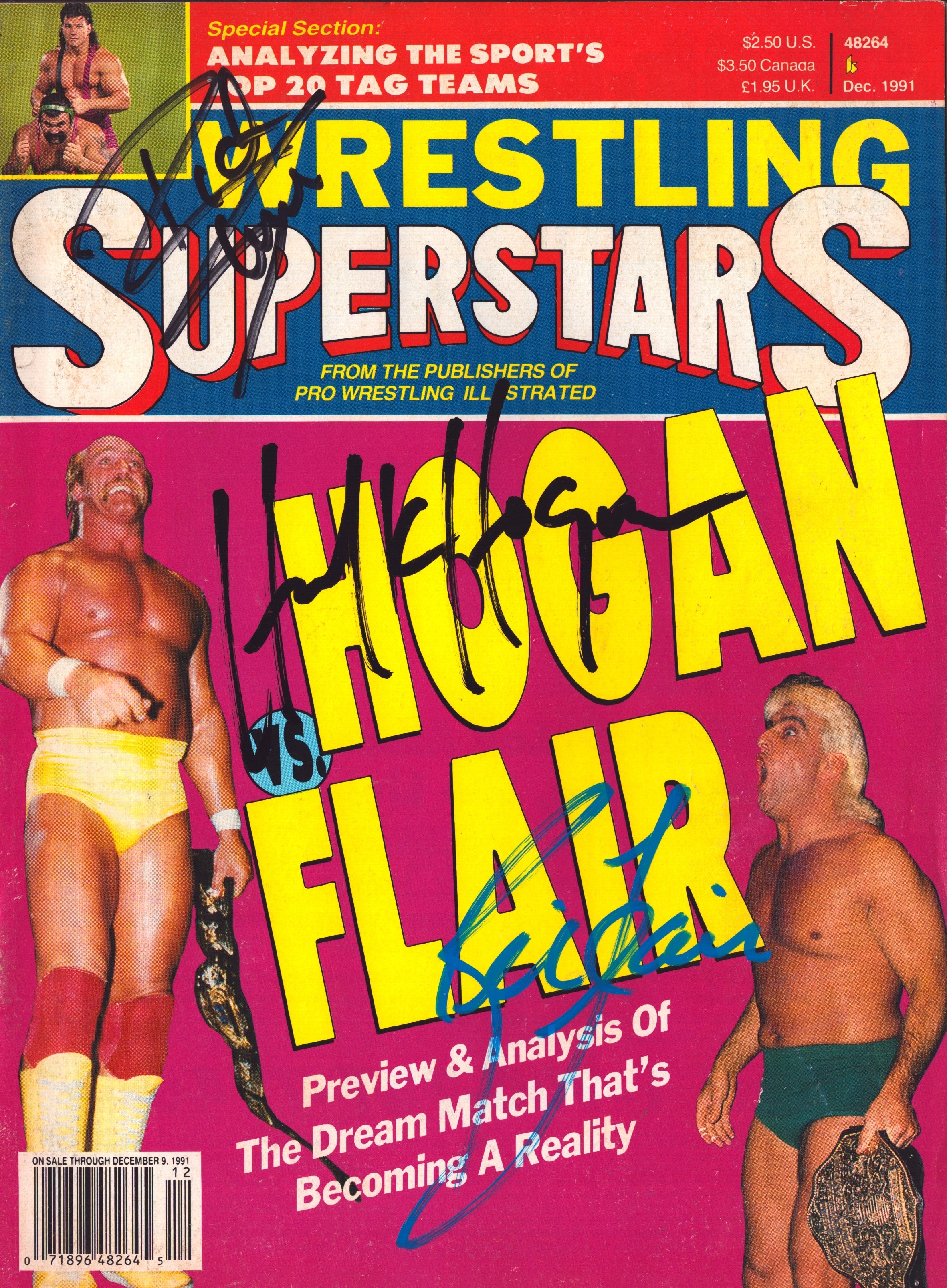 Signed Wrestling Magazines – Signed By Superstars